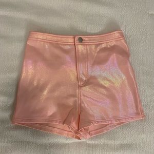 Beginning Boutique Pink Shorts fit a size 4/6